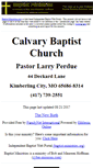 Mobile Screenshot of kimberling-city.calvary-baptist-online.us