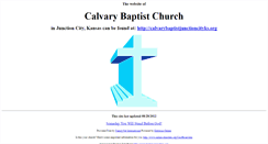 Desktop Screenshot of junction-city.calvary-baptist-online.us